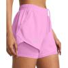imageUnder Armour Womens Fly by 2in1 Shorts638 Stellar Pink  Stellar Pink  Reflective