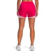 imageUnder Armour Womens Fly by 2in1 Shorts681 Shaded Fuchsia  Prime Pink  Reflective