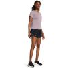 imageUnder Armour Womens Fly by Printed Shorts005 Black  Tetra Gray  Reflective