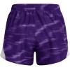 imageUnder Armour Womens Fly by Printed Shorts500 Purple  Lavish  Reflective