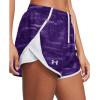 imageUnder Armour Womens Fly by Printed Shorts500 Purple  Lavish  Reflective