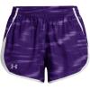 imageUnder Armour Womens Fly by Printed Shorts500 Purple  Lavish  Reflective