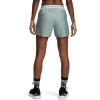 imageUnder Armour Womens Tech Play Up 5 Inch Shorts348 Silica Green   Hydro Green