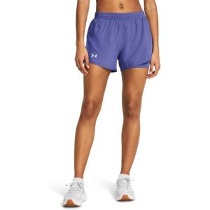 imageUnder Armour Womens Fly by 2in1 Shorts561 Starlight  Starlight  Reflective