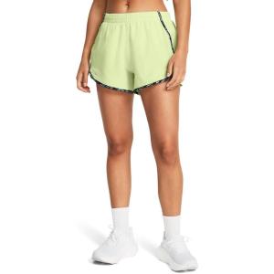 imageUnder Armour Womens Fly by Printed Shorts383 Retro Green  Retro Green  Reflective