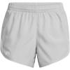 imageUnder Armour Womens Fly by Heathered Shorts011 Mod Gray Medium Heather  Mod Gray  Reflective
