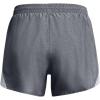 imageUnder Armour Womens Fly by Heathered Shorts035 Steel Medium Heather  Steel  Reflective