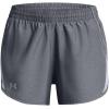 imageUnder Armour Womens Fly by Heathered Shorts035 Steel Medium Heather  Steel  Reflective