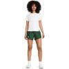 imageUnder Armour Womens Fly by Heathered Shorts301 Forest Green Medium Heather  Forest Green  Reflective