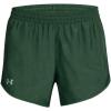 imageUnder Armour Womens Fly by Heathered Shorts301 Forest Green Medium Heather  Forest Green  Reflective