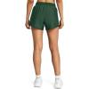 imageUnder Armour Womens Fly by Heathered Shorts301 Forest Green Medium Heather  Forest Green  Reflective