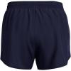 imageUnder Armour Womens Fly by Heathered Shorts410 Midnight Navy Medium Heather  Midnight Navy  Reflective
