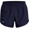 imageUnder Armour Womens Fly by Heathered Shorts410 Midnight Navy Medium Heather  Midnight Navy  Reflective