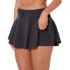 imageUnder Armour Womens Motion Skort001 Black   Jet Gray