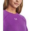 imageUnder Armour Womens Rival Fleece Crew580 Cassis   White