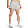 imageUnder Armour Womens Fly by Heathered Shorts011 Mod Gray Medium Heather  Mod Gray  Reflective