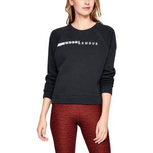 imageUnder Armour Womens Rival Fleece CrewBlack Black White