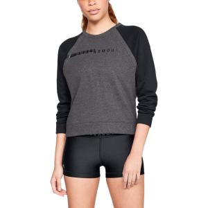 imageUnder Armour Womens Rival Fleece CrewCharcoal Light Heather Black Black