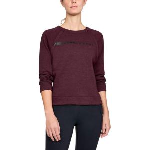 imageUnder Armour Womens Rival Fleece CrewDark Maroon Dark Maroon Black