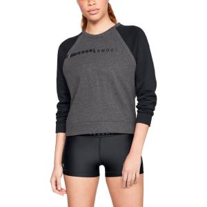imageUnder Armour Womens Rival Fleece CrewGray Black Black
