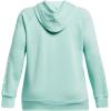 imageUnder Armour Womens Rival Fleece Big Logo Hoodie361 Neo Turquoise   White