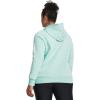 imageUnder Armour Womens Rival Fleece Big Logo Hoodie361 Neo Turquoise   White