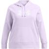 imageUnder Armour Womens Rival Fleece Big Logo Hoodie535 Salt Purple   White
