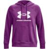 imageUnder Armour Womens Rival Fleece Big Logo Hoodie580 Cassis   White