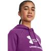 imageUnder Armour Womens Rival Fleece Big Logo Hoodie580 Cassis   White