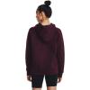 imageUnder Armour Womens Rival Fleece Big Logo Hoodie600 Dark Maroon   White