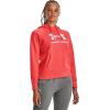 imageUnder Armour Womens Rival Fleece Big Logo Hoodie690 Venom Red   White