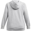 imageUnder Armour Womens Rival Fleece Full Zip Hoodie011 Mod Gray Light Heather   White