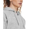 imageUnder Armour Womens Rival Fleece Full Zip Hoodie012 Mod Gray Light Heather   White
