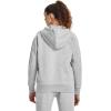imageUnder Armour Womens Rival Fleece Full Zip Hoodie012 Mod Gray Light Heather   White
