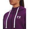 imageUnder Armour Womens Rival Fleece Full Zip Hoodie514 Rivalry   White