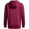 imageUnder Armour Womens Rival Fleece Full Zip Hoodie635 Charged Cherry   White