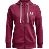imageUnder Armour Womens Rival Fleece Full Zip Hoodie635 Charged Cherry   White