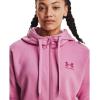 imageUnder Armour Womens Rival Fleece Full Zip HoodiePlanet Pink 680Pink Quartz