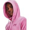 imageUnder Armour Womens Rival Fleece Full Zip HoodiePlanet Pink 680Pink Quartz