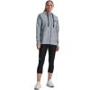 imageUnder Armour Womens Rival Fleece Full Zip HoodieSteel Medium Heather 036Black