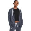 imageUnder Armour Womens Rival Fleece Full Zip Hoodie044 Downpour Gray  White  White