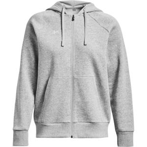 imageUnder Armour Womens Rival Fleece Full Zip Hoodie012 Mod Gray Light Heather   White
