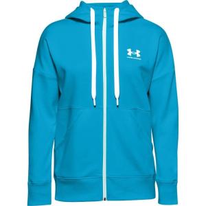 imageUnder Armour Womens Rival Fleece Full Zip HoodieEquator Blue 417White