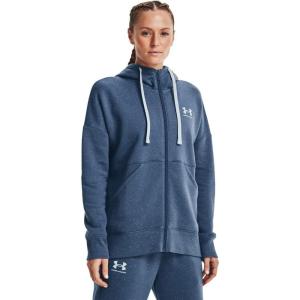 imageUnder Armour Womens Rival Fleece Full Zip HoodieUtility Blue 496Black