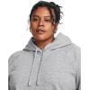imageUnder Armour Womens Rival Fleece Hoodie011 Mod Gray Light Heather   White