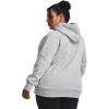 imageUnder Armour Womens Rival Fleece Hoodie011 Mod Gray Light Heather   White