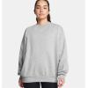 imageUnder Armour Womens Rival Fleece Oversized Crew011 Mod Gray Light Heather   White