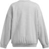 imageUnder Armour Womens Rival Fleece Oversized Crew011 Mod Gray Light Heather   White