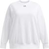 imageUnder Armour Womens Rival Fleece Oversized Crew100 White   Black