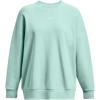 imageUnder Armour Womens Rival Fleece Oversized Crew361 Neo Turquoise   White